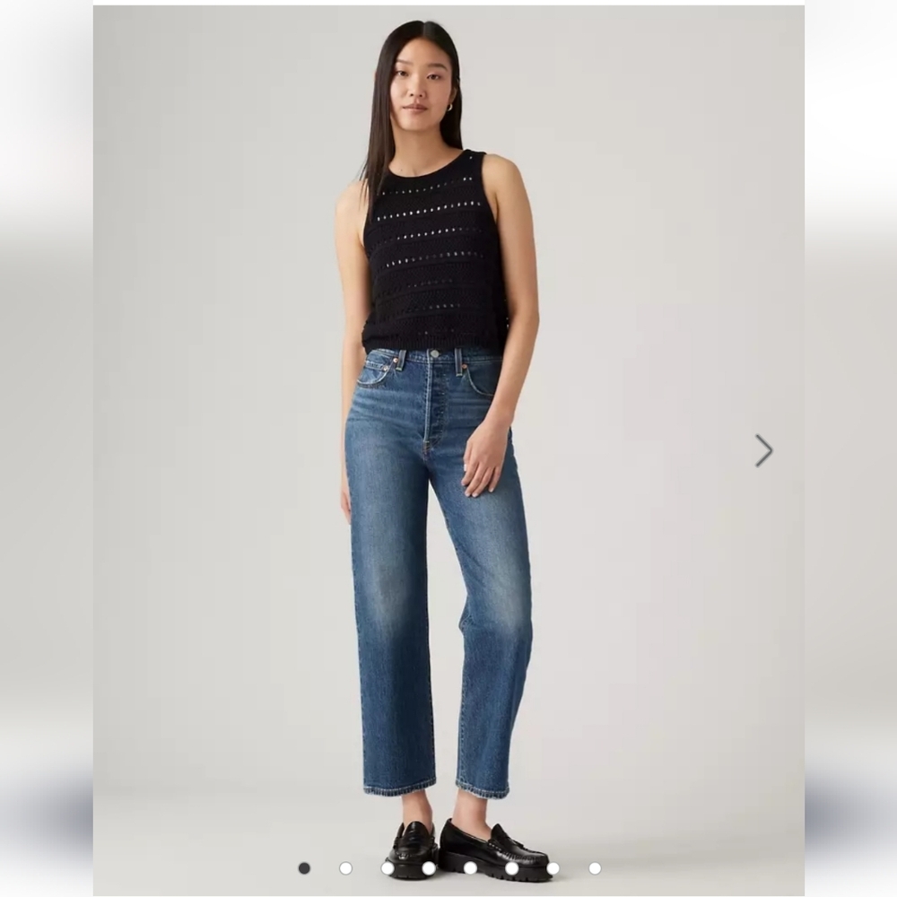 RIBCAGE STRAIGHT ANKLE WOMEN'S JEANS SIZE 16W